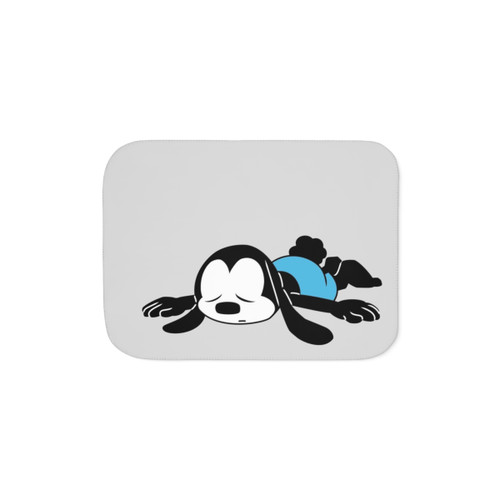 Sleepy Oswald Cartoon Sherpa Blanket
