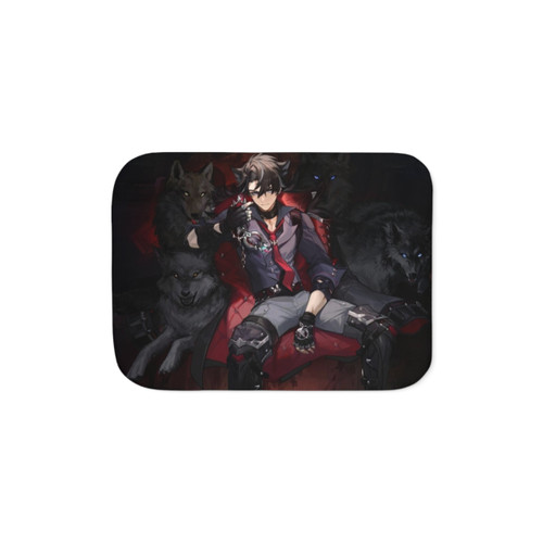 Genshin Impact Wriothesley Risley Sherpa Blanket