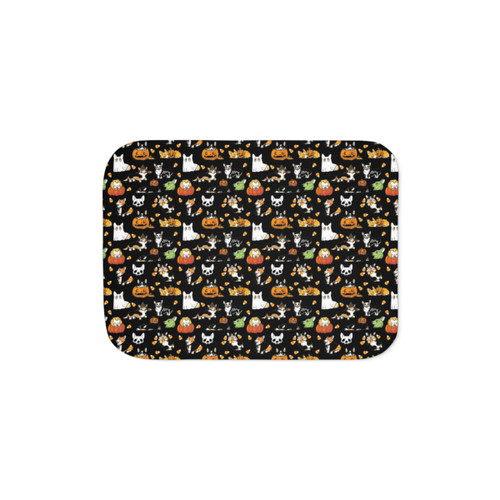Corgi Halloween Sherpa Blanket