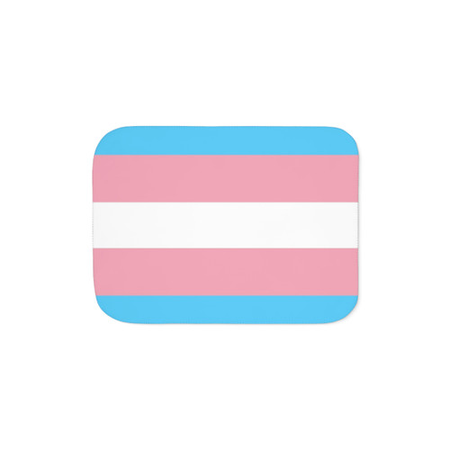 Transgender Pride Sherpa Blanket
