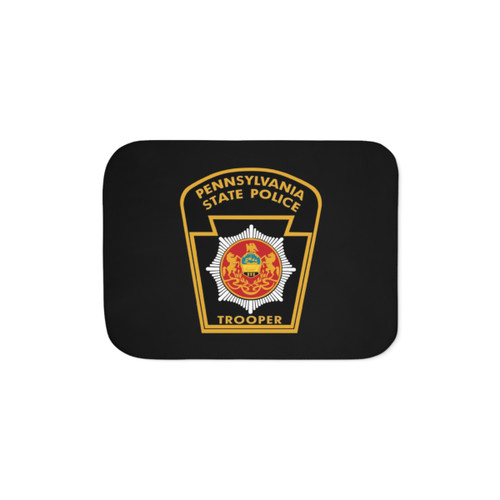 Pennsylvania State Police Seal Sherpa Blanket