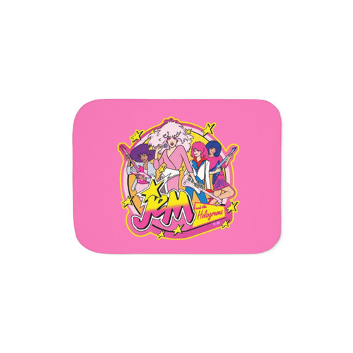 80s Jem and the Holograms Sherpa Blanket