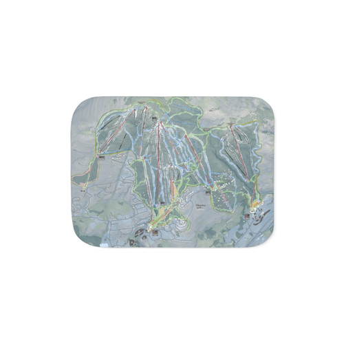 Okemo Resort Sherpa Blanket