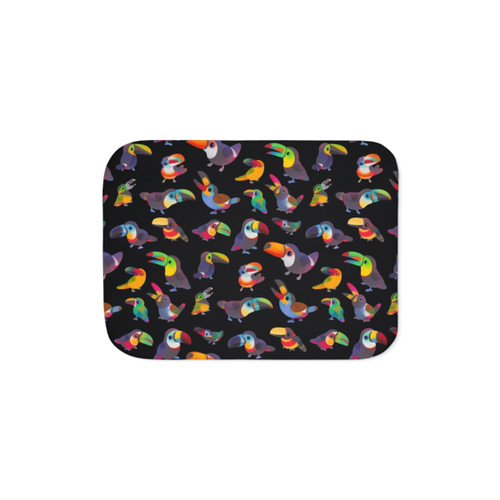 Plush Toucan Sherpa Blanket