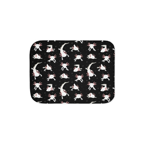 Cozy Axolotl Sherpa Blanket