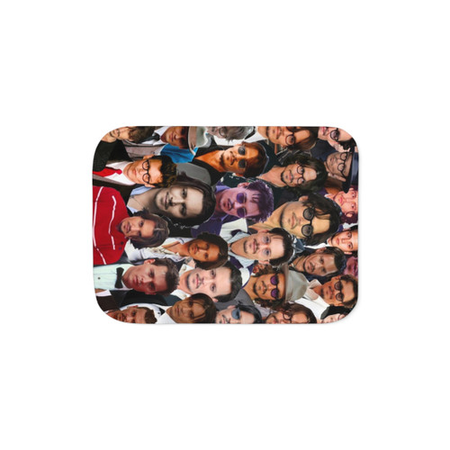 Johnny Depp Photo Collage Sherpa Blanket