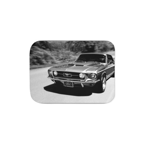 Vintage 1967 Ford Mustang Sherpa Blanket