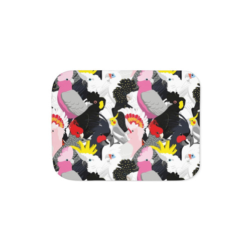 Cozy Cockatoo Sherpa Blanket