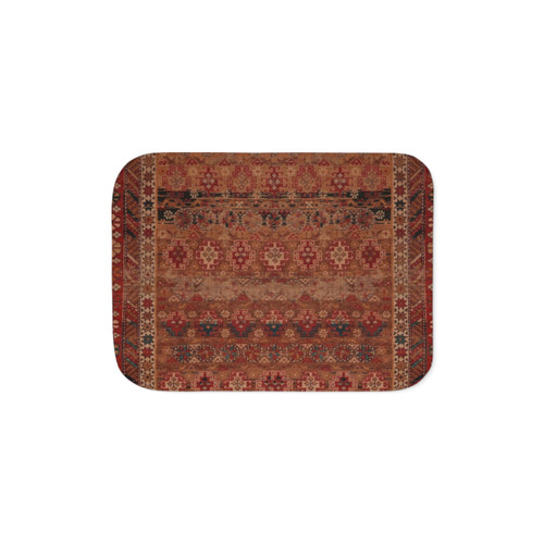 Moroccan Heritage Design Sherpa Blanket