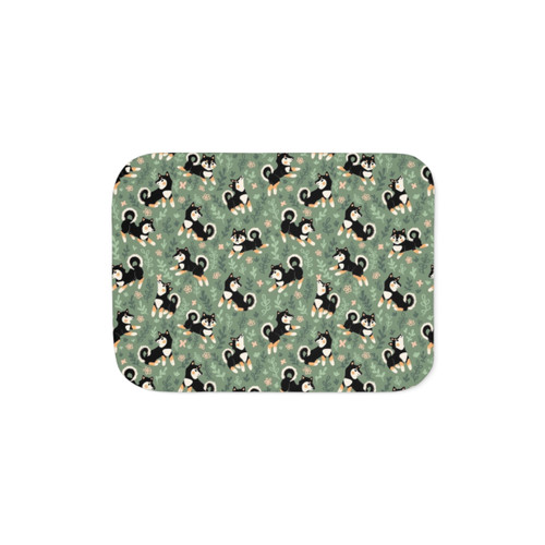 Shiba Inu Sherpa Blanket