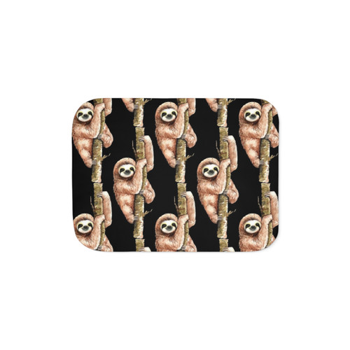 Sloth Sherpa Blanket - Cozy Plush Throw for Sloth Lovers