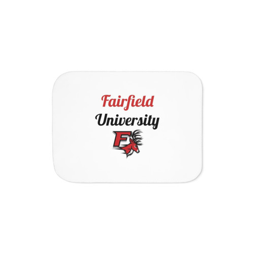 Fairfield University Sherpa Fleece Blanket