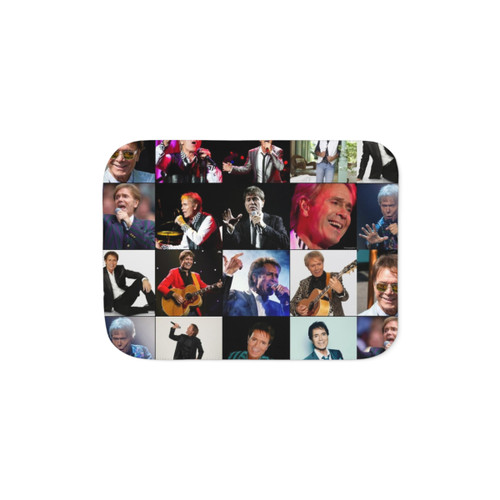 Cliff Richard Photo Collage Sherpa Blanket