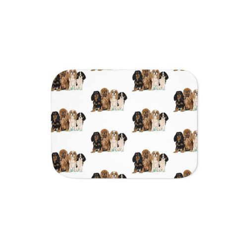 Cavalier King Charles Spaniel Sherpa Blanket