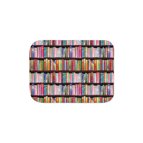 Vintage Bookworm Sherpa Blanket