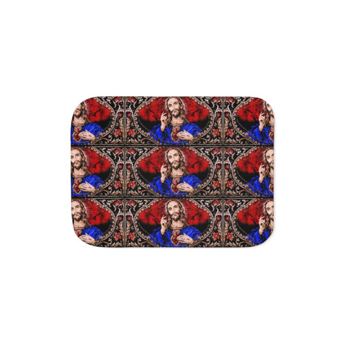 Father Ted Scared Sofa Throw Sherpa Blanket