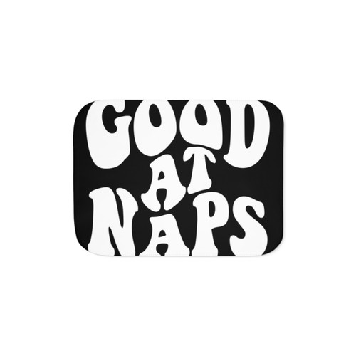 Good At Naps Sherpa Blanket for Cozy Napping