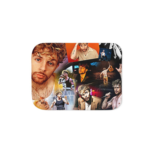 Tom Grennan Sherpa Blanket - Soft, Cozy Throw