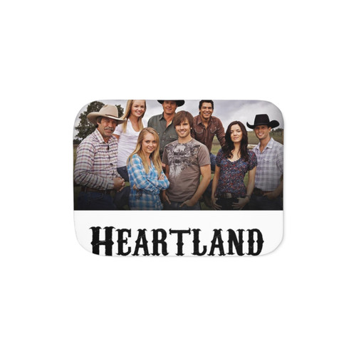 Heartland Sherpa Blanket - Cozy Western Throw