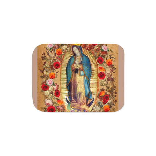 Our Lady of Guadalupe Sherpa Blanket