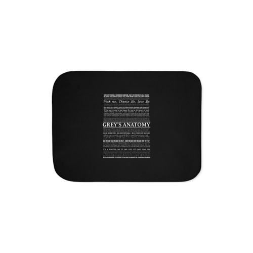 Cozy typography black sherpa blanket