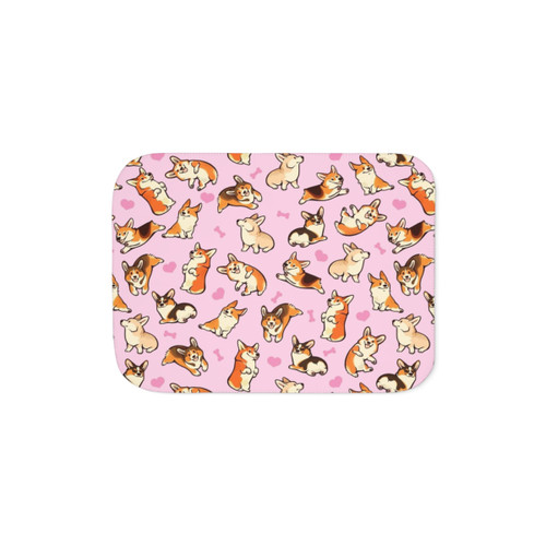 Pembroke Welsh Corgi Sherpa Blanket