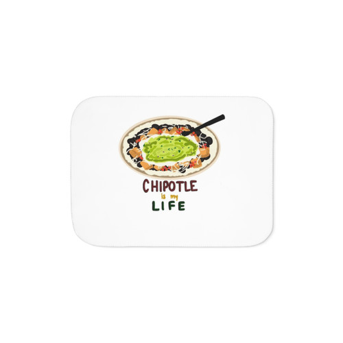 Chipotle Lovers Sherpa Blanket