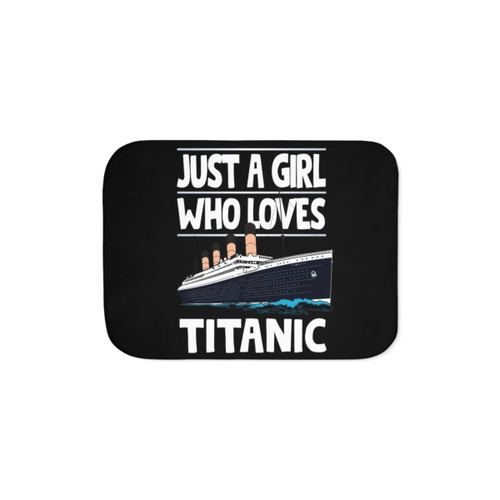 Cozy Titanic Themed Sherpa Blanket