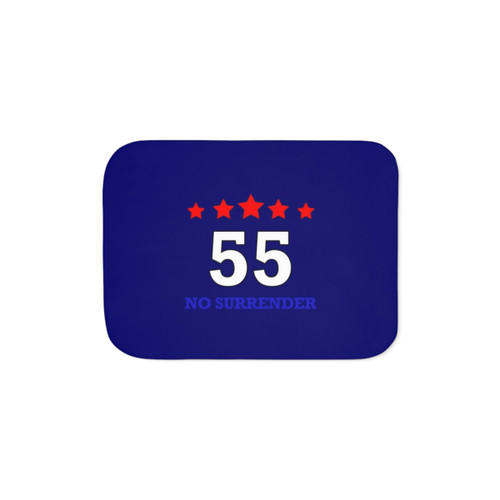 Rangers Blue Sherpa Blanket