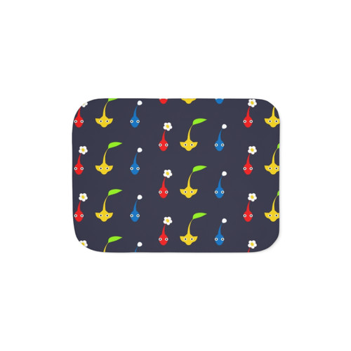 Pikmin Characters Sherpa Blanket