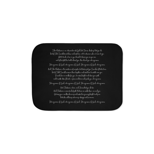 Into My Arms Sherpa Blanket featuring Nick Cave & The Bad Seeds lyrics