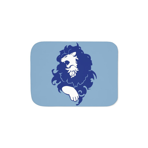 Fire Emblem Three Houses Blue Lions Emblem Sherpa Blanket