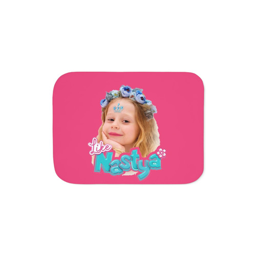 Cozy Like Nastya Girl Sherpa Blanket