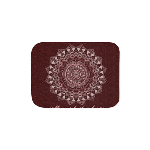 College of Charleston Mandala Sherpa Blanket