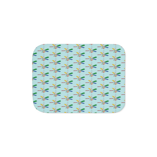 Rainbow Ceiling Fan Sherpa Blanket