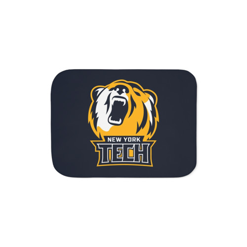 NYIT Bears Sherpa Blanket for Ice Hockey Fans