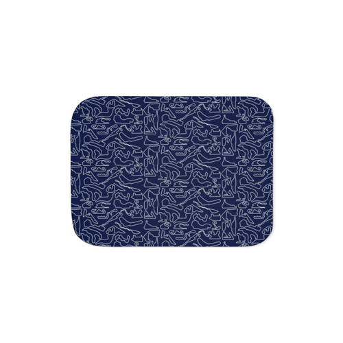 F1 Tracks 2023 (Dark Blue) Sherpa Blanket