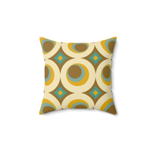 Mid-Century Modern Moonrise Decorative Pillow