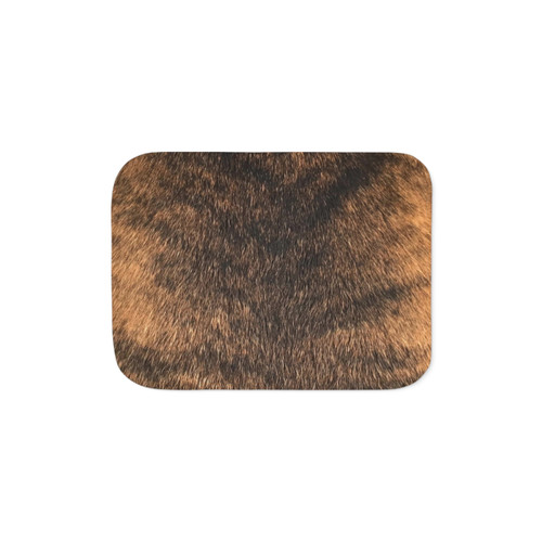 Brindle Sherpa Dog Blanket