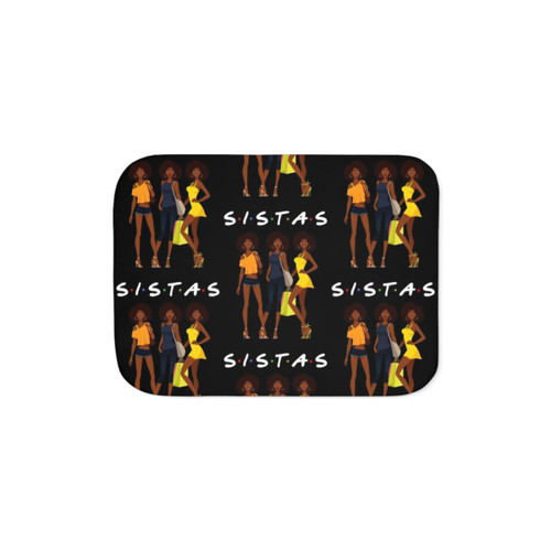 Melanin Proud Sisters Sherpa Blanket