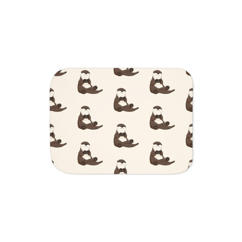 Cute Otter Sherpa Blanket