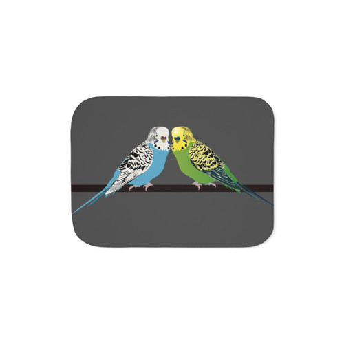 Cozy Budgie Sherpa Blanket