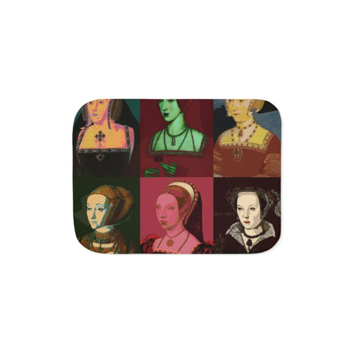 Six Wives of Henry VIII Sherpa Blanket