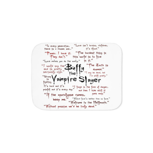 Buffy the Vampire Slayer Sherpa Blanket