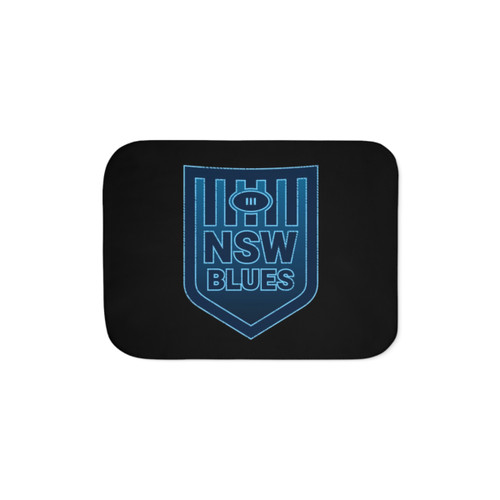 NSW State of Origin Sherpa Blanket