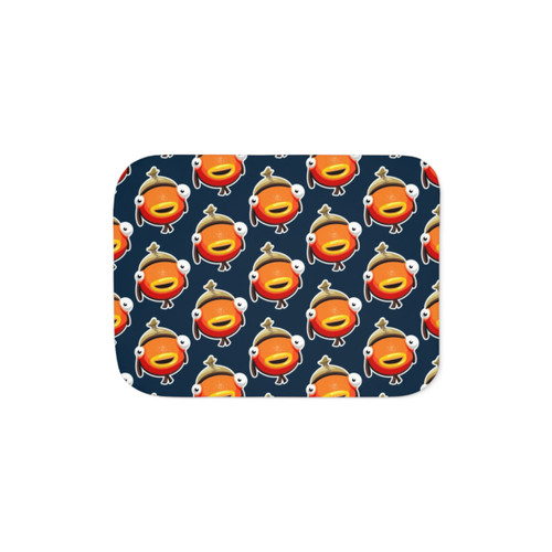 Cozy Sherpa Blanket with Fishy Meme Design