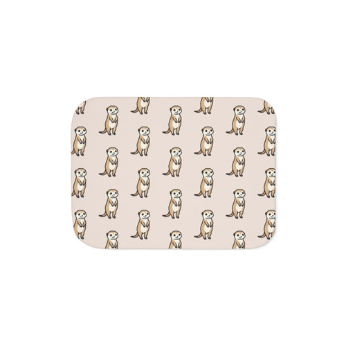 Meerkat Sherpa Blanket - Soft, Cozy, and Adorable