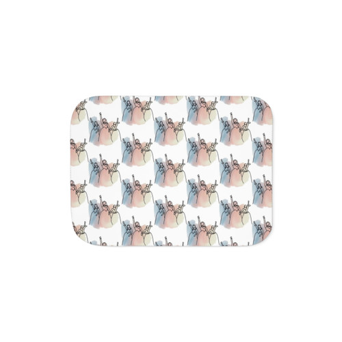 Schuyler Sisters Inspired Sherpa Blanket