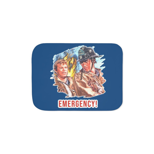 Emergency TV Show DeSoto and Gage Sherpa Blanket