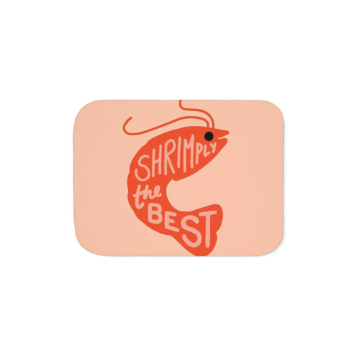 Shrimply the Best Sherpa Blanket